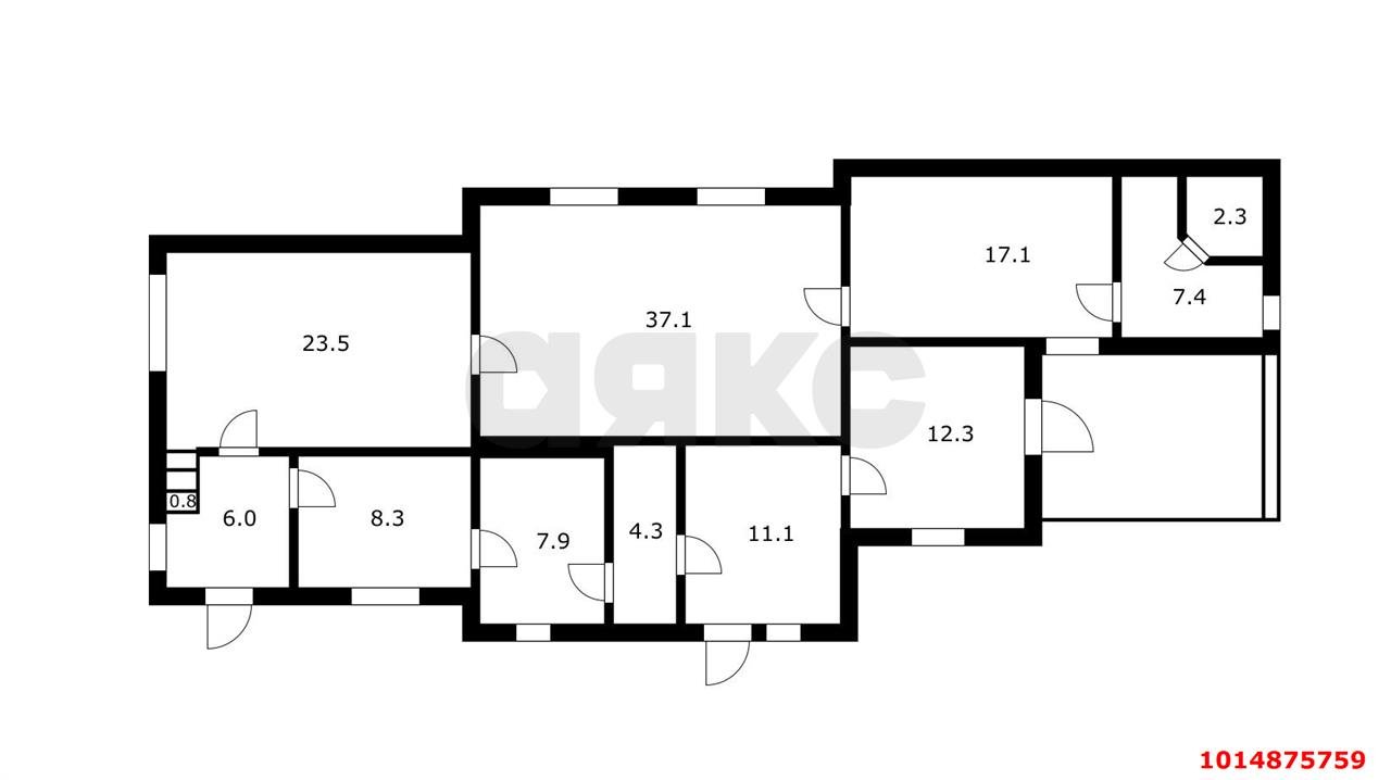 Фото №12: Дом 179 м² + 8.67 сот. - Знаменский, СТ Рассвет, ул. Яблоневая, 203