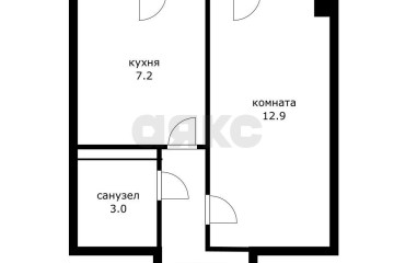 Фото №1: 1-комнатная квартира 27 м² - Краснодар, мкр. жилой комплекс Отрада, ул. имени Валерия Вишневецкого, 13