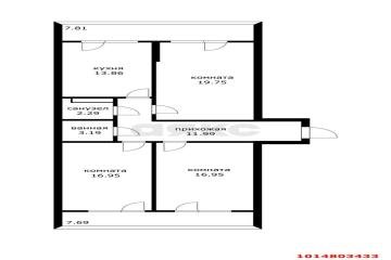 Фото №1: 3-комнатная квартира 84 м² - Краснодар, мкр. Карасунский внутригородской округ, ул. Магистральная, 11