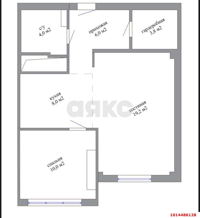 Фото №19: 1-комнатная квартира 51 м² - Краснодар, жилой комплекс Аврора, ул. имени Дзержинского, 95