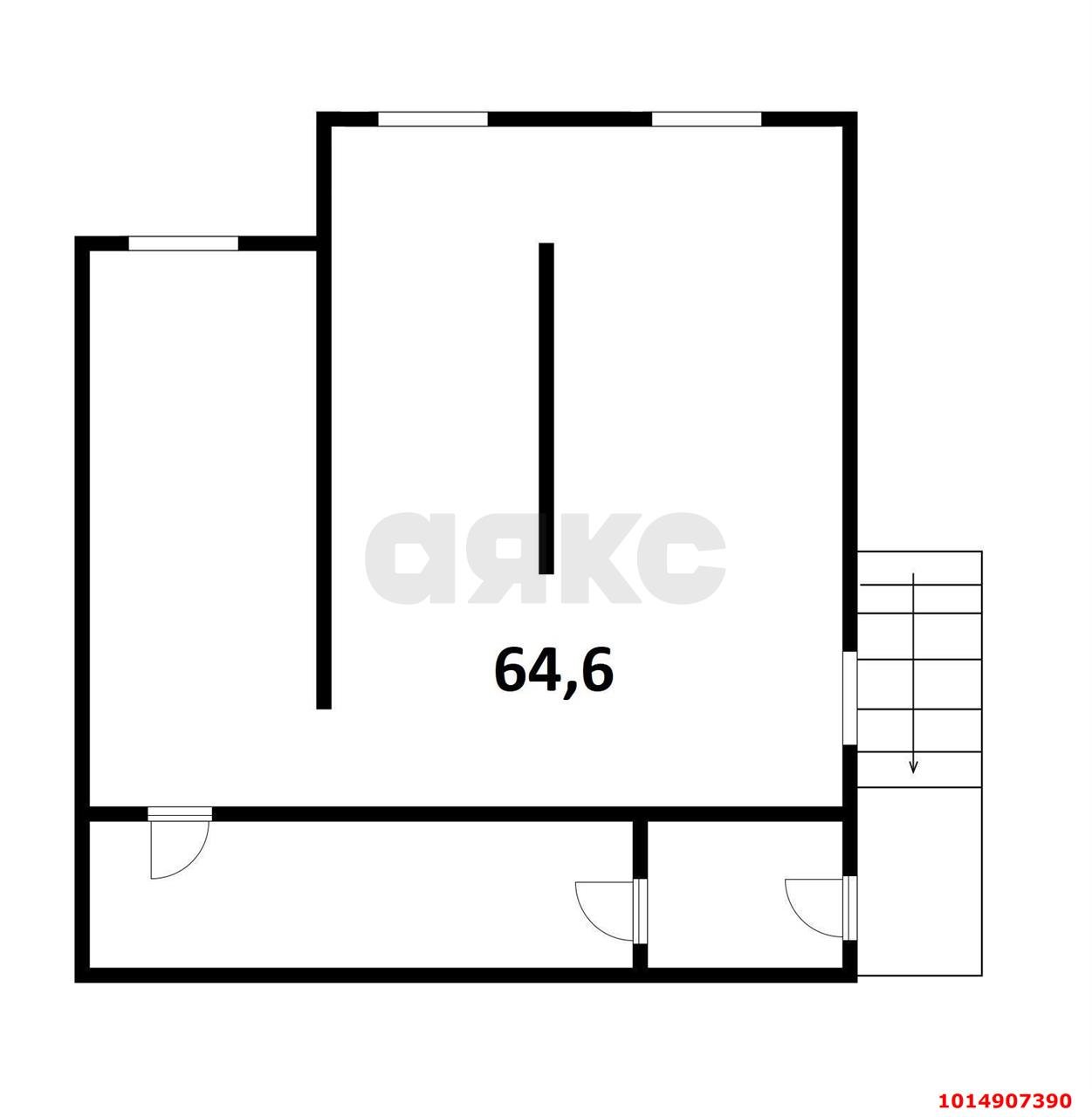 Фото №6: Торговое помещение 65 м² - Краснодар, жилой комплекс Радуга, ул. Евгении Жигуленко, 7к1