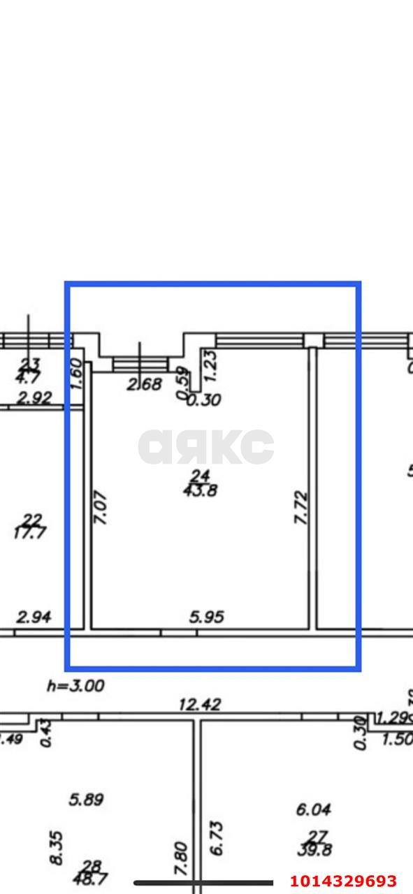 Фото №2: Торговое помещение 44 м² - Краснодар, имени Демьяна Бедного, ул. Степная, 1/1