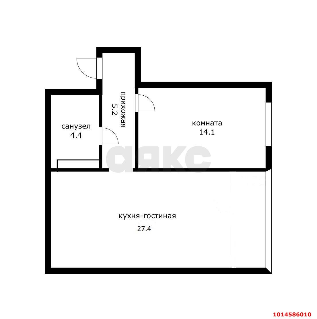 Фото №9: 1-комнатная квартира 63 м² - Краснодар, Черёмушки, ул. Старокубанская, 123/1