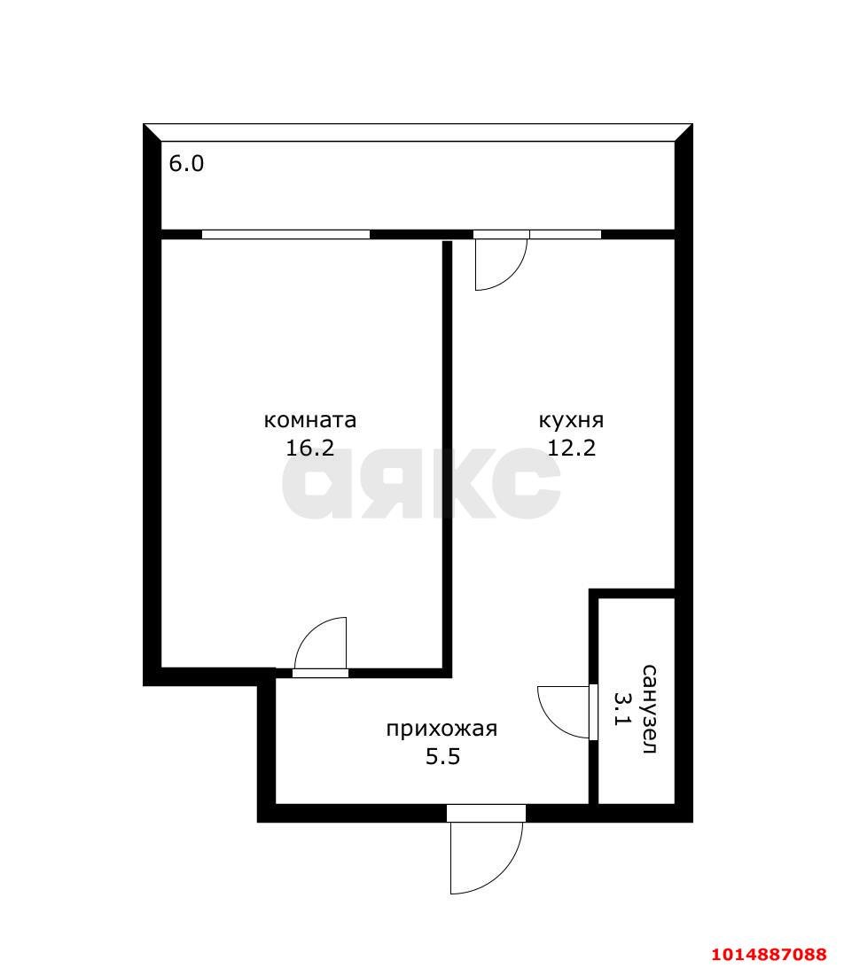 Фото №17: 1-комнатная квартира 40 м² - Берёзовый, жилой комплекс Берёзовый Парк, ул. 2-я Целиноградская, 44к2