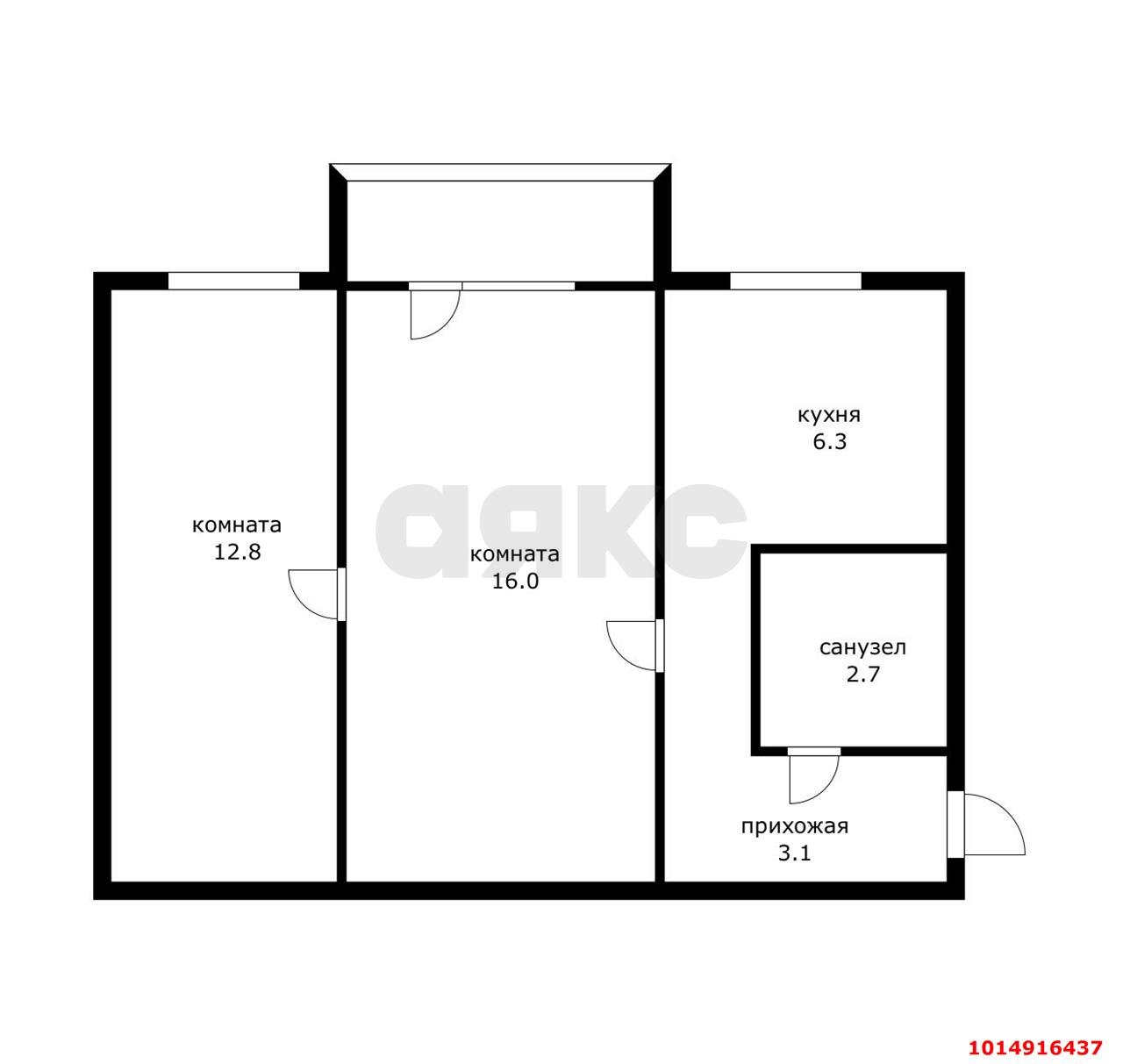 Фото №16: 2-комнатная квартира 45 м² - Краснодар, Пашковский, ул. Орджоникидзе, 3
