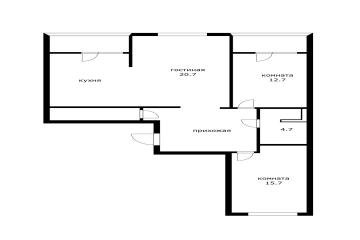 Фото №5: 3-комнатная квартира 85 м² - Краснодар, мкр. Фестивальный, ул. Яна Полуяна, 51/1