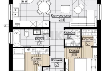 Фото №5: Дом 75 м² - Анастасиевская, ул. Ленинградская, 7