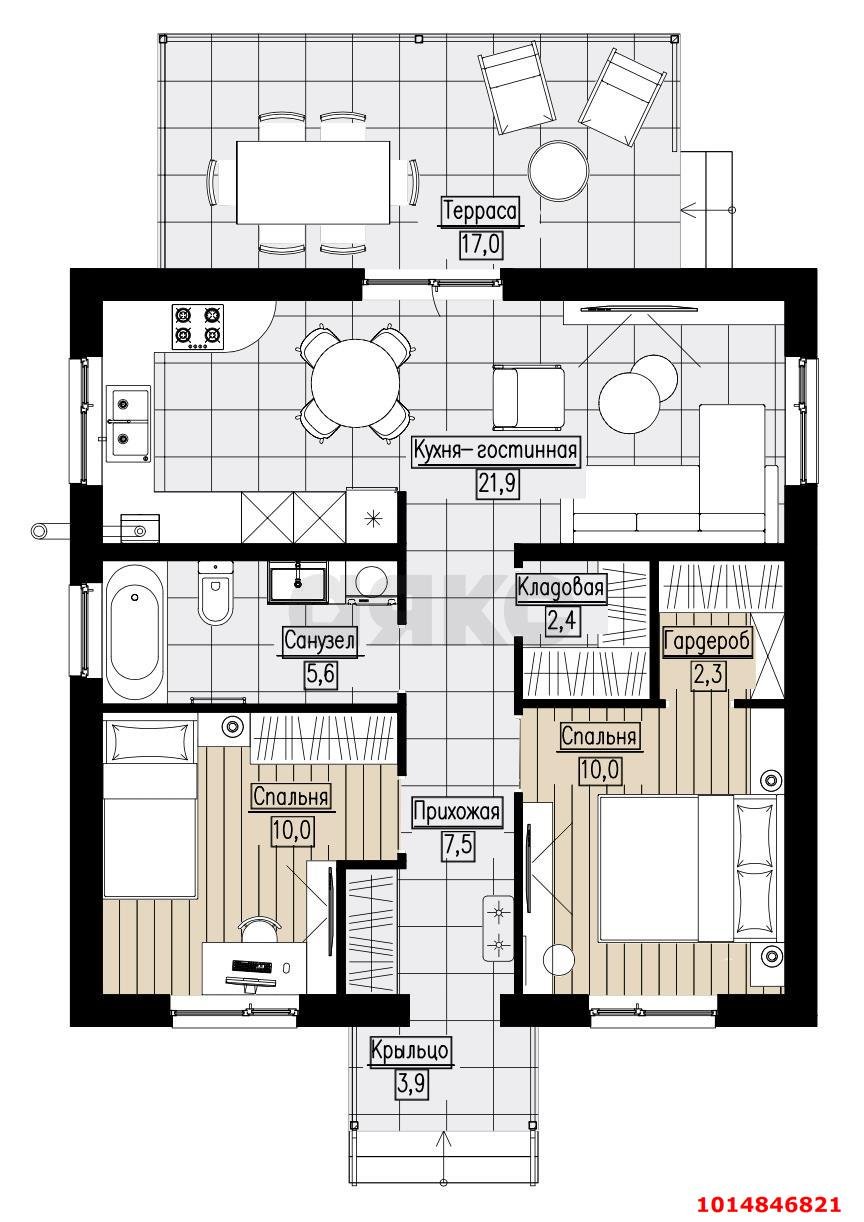 Фото №5: Дом 75 м² + 5 сот. - Анастасиевская, ул. Ленинградская, 7