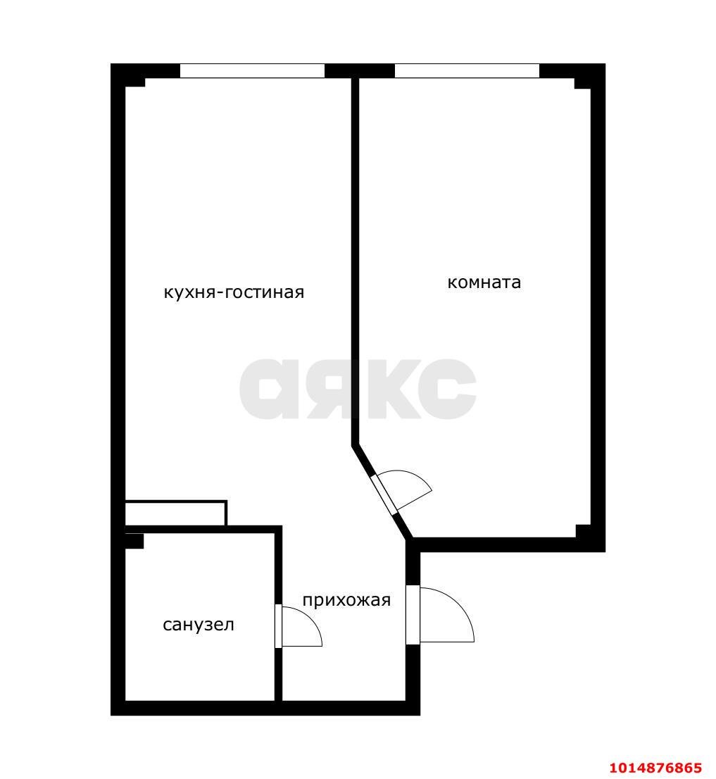 Фото №19: 1-комнатная квартира 39 м² - Яблоновский, ул. Первомайская, 40