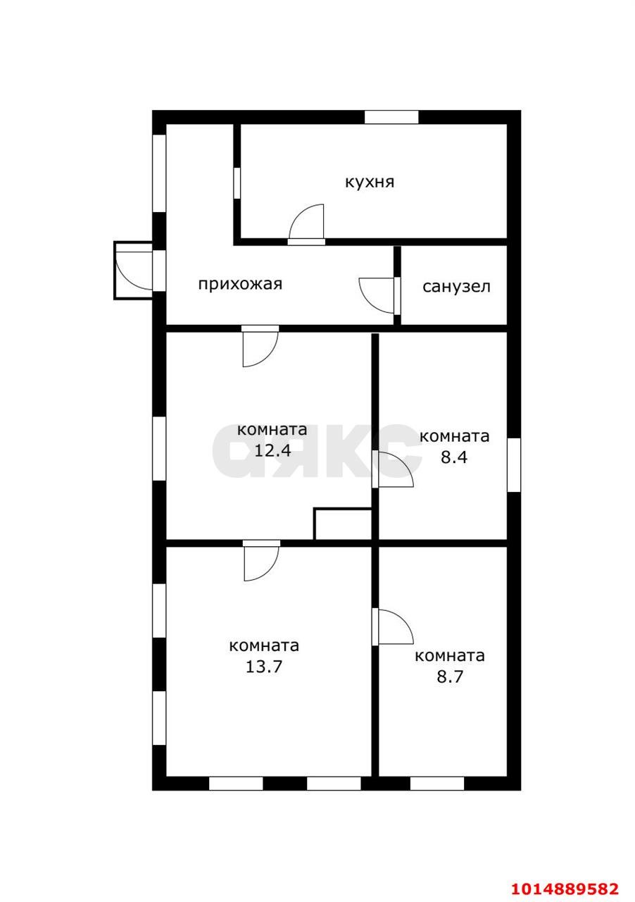 Фото №15: Дом 60 м² + 6 сот. - Яблоновский, ул. Красная, 90