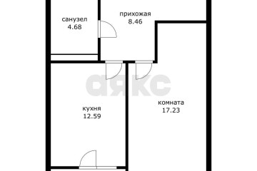 Фото №3: 1-комнатная квартира 46 м² - Краснодар, мкр. ЖК Лучший, ул. Ростовское шоссе, 30/7к2