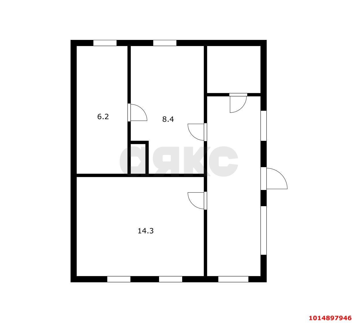 Фото №15: Дом 30 м² + 3 сот. - Яблоновский, ул. Котовского, 10