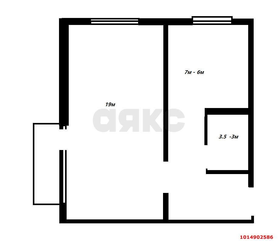 Фото №13: 1-комнатная квартира 31 м² - Краснодар, Хлопчато-бумажный Комбинат, ул. Новгородская, 27