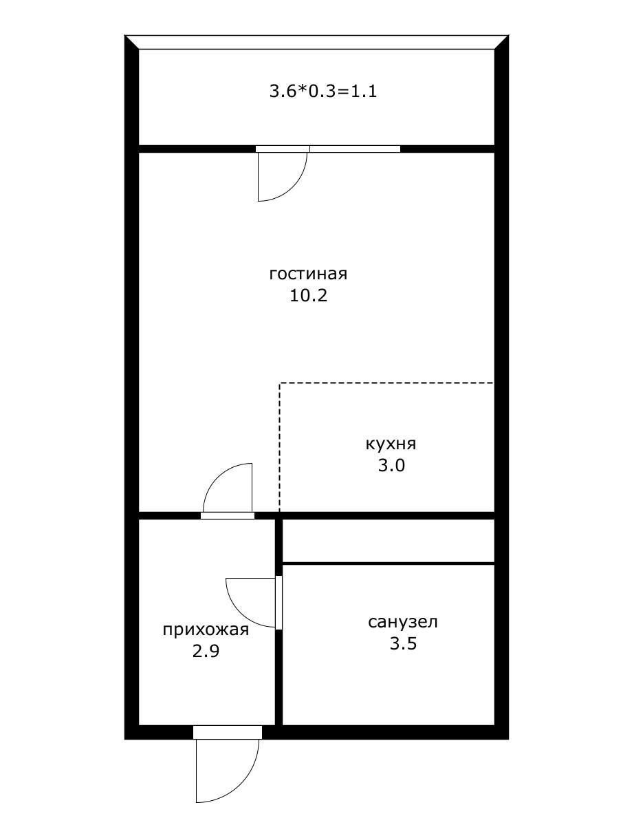 Фото №8: Студия 24 м² - Краснодар, Прикубанский внутригородской округ, Краевая Клиническая Больница, мкр. жилой комплекс Свобода, ул. Домбайская, 55к8