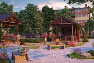 Фото №5: 1-комнатная квартира 29 м² - Яблоновский, мкр. жилой комплекс Дарград, ул. Тургеневское Шоссе, 33/5к35