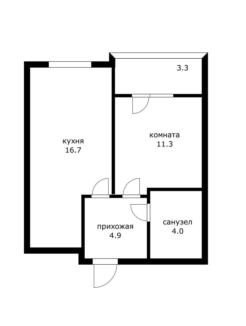 Фото №3: 1-комнатная квартира 40 м² - Краснодар, Карасунский внутригородской округ, мкр. Гидростроителей, ул. имени Снесарева, 17/1к1