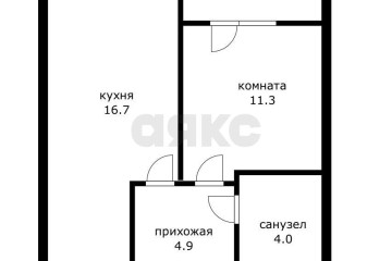 Фото №3: 1-комнатная квартира 40 м² - Краснодар, мкр. Гидростроителей, ул. имени Снесарева, 17/1к1