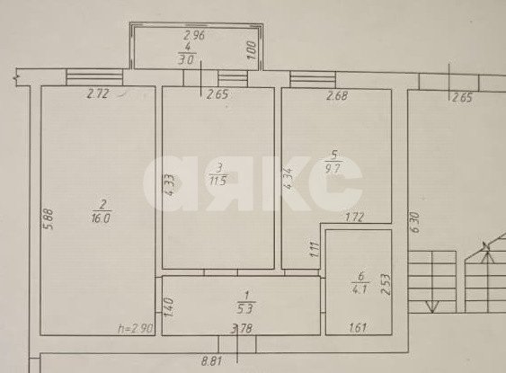 Фото №23: 2-комнатная квартира 46 м² - Краснодарский, Прикубанский внутригородской округ, 2/2