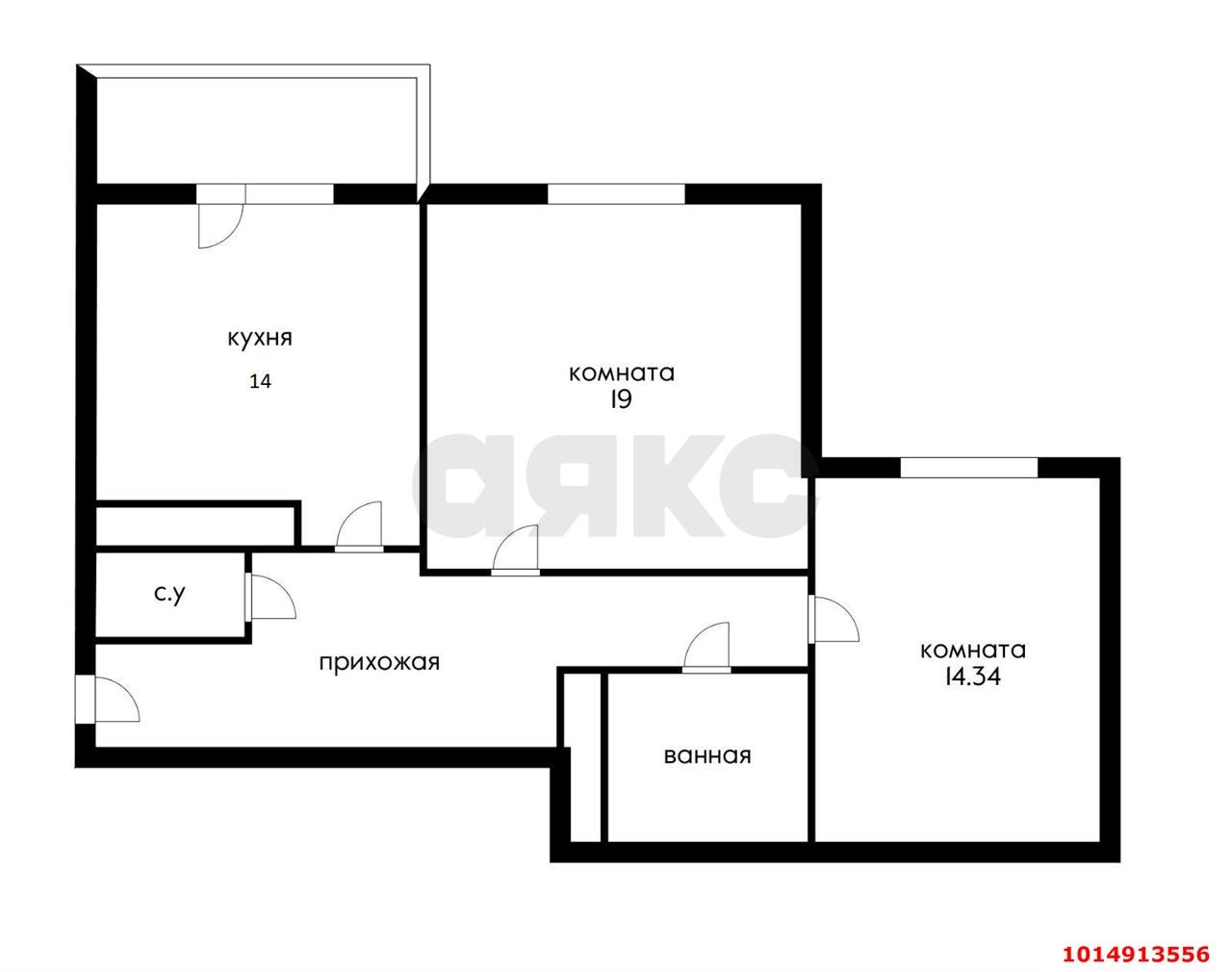 Фото №17: 2-комнатная квартира 71 м² - Краснодар, имени Маршала Жукова, ул. Александра Покрышкина, 2/2