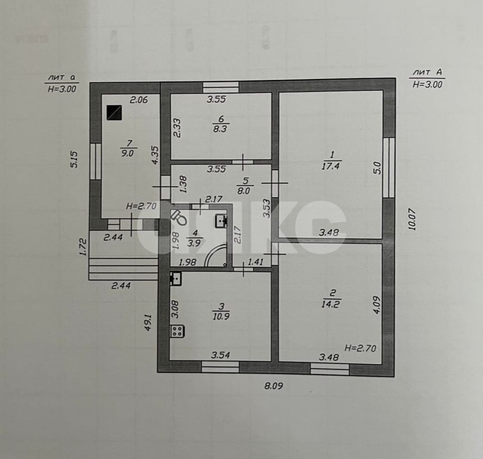 Фото №23: Дом 71 м² + 10 сот. - Рассвет, ул. Айвазовского