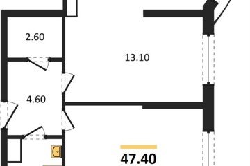 Фото №1: 2-комнатная квартира 47 м² - Краснодар, мкр. Прикубанский внутригородской округ, 