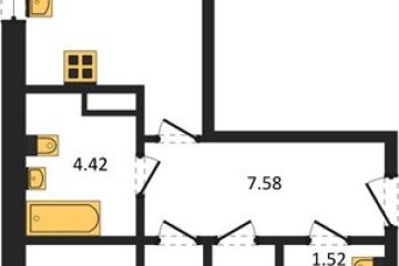 Фото №1: 2-комнатная квартира 57 м² - Краснодар, мкр. ЖК Тёплые Края, 