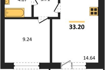 Фото №1: 1-комнатная квартира 33 м² - Краснодар, мкр. ЖК Тёплые Края, 