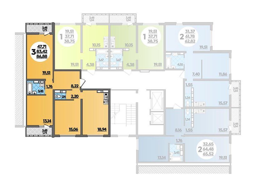 Фото №7: 2-комнатная квартира 65 м² - Майкоп
