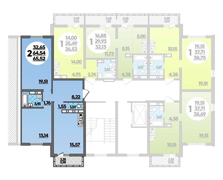 Фото №7: 1-комнатная квартира 38 м² - Майкоп