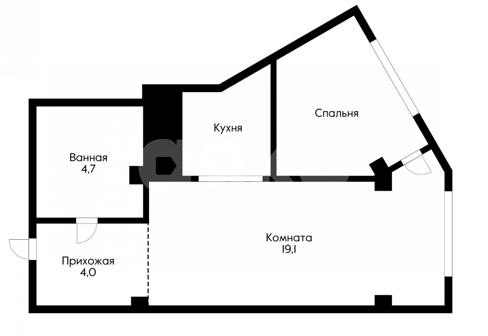 Фото №23: 2-комнатная квартира 40 м² - Сочи, жилой комплекс Виноград, ул. Виноградная, 238Г