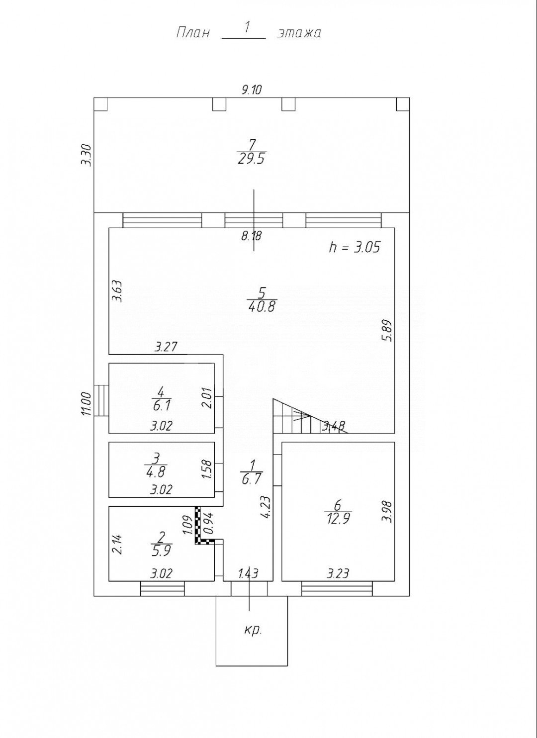 Фото №23: Коттедж 200 м² + 6 сот. - дачный  Спутник, ул. Звёздная