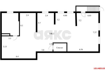Фото №2: Торговое помещение 147 м² - Краснодар, мкр. ЖК Губернский, ул. им. Героя Яцкова И.В., 9к1