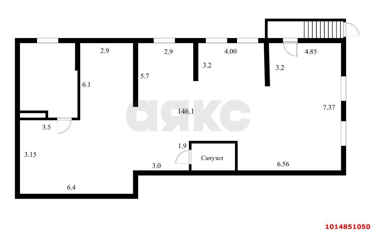 Фото №2: Торговое помещение 147 м² - Краснодар, ЖК Губернский, ул. им. Героя Яцкова И.В., 9к1