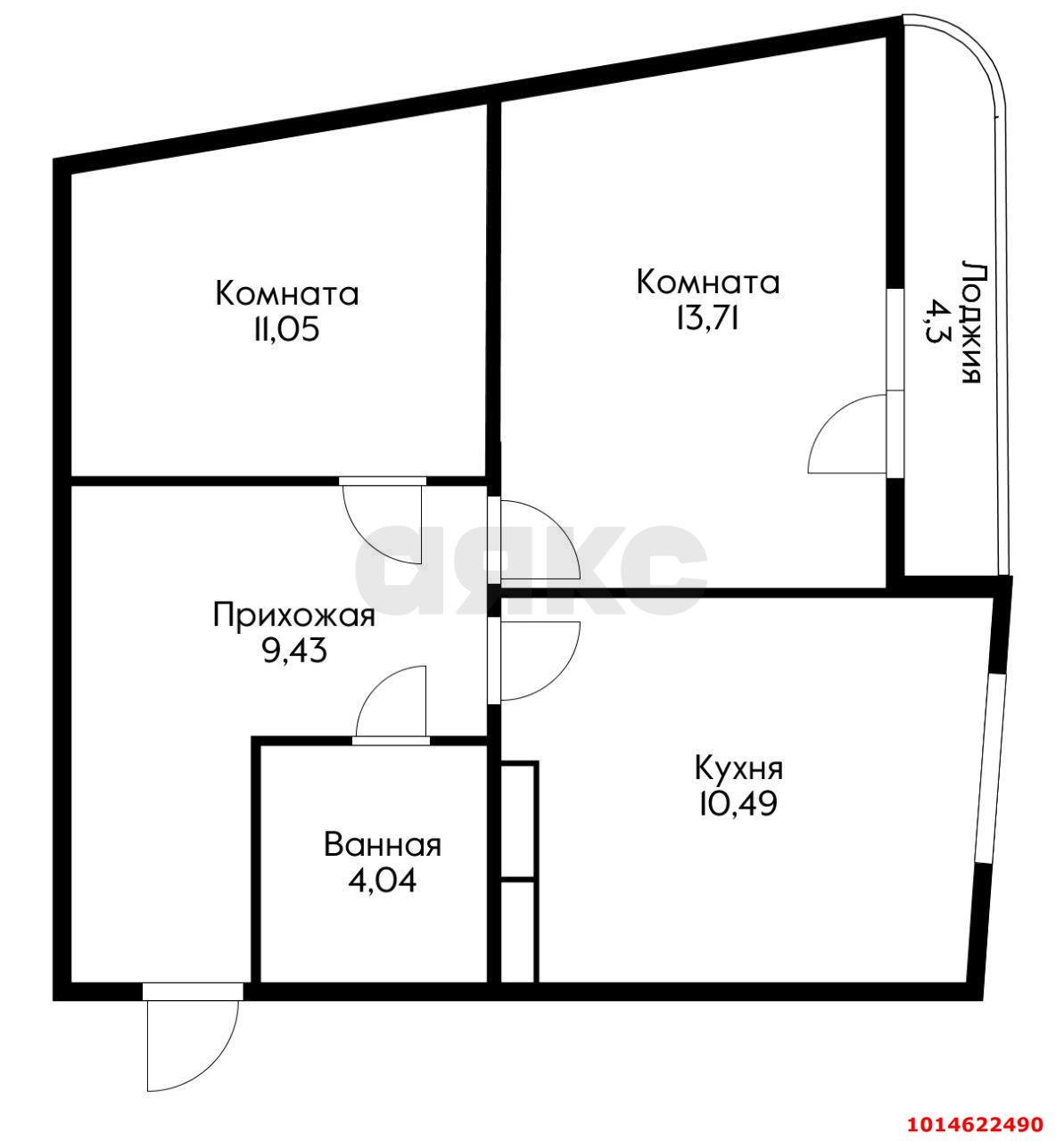 Фото №11: 2-комнатная квартира 51 м² - Берёзовый, жилой комплекс Огурцы, ул. Целиноградская, 2И