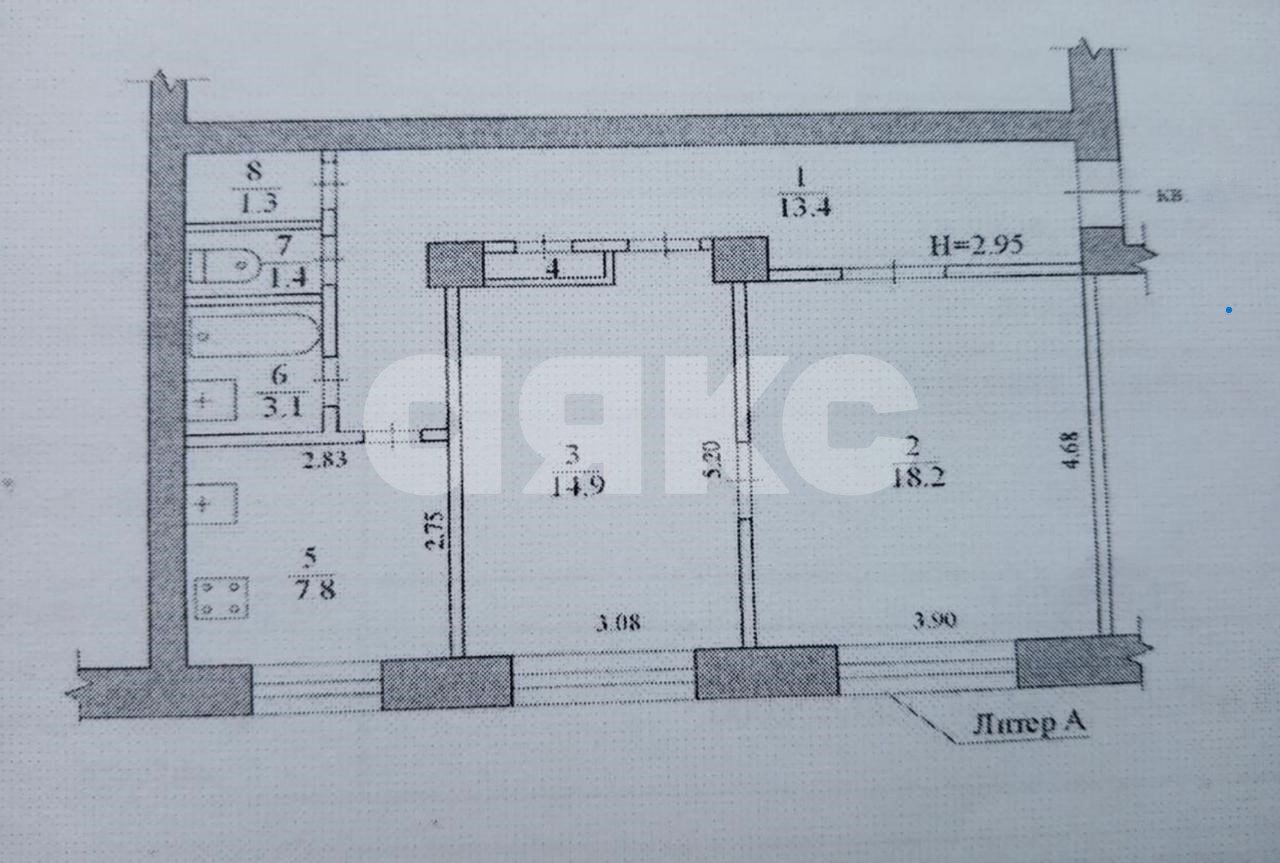 Фото №10: 2-комнатная квартира 60 м² - Волгоград, Ворошиловский, ул. Рабоче-Крестьянская, 33