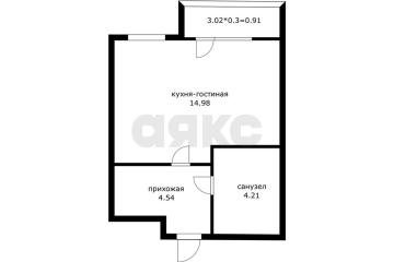 Фото №1: Студия 26 м² - Краснодар, мкр. Славянский, ул. Красных Партизан, 1/4к21