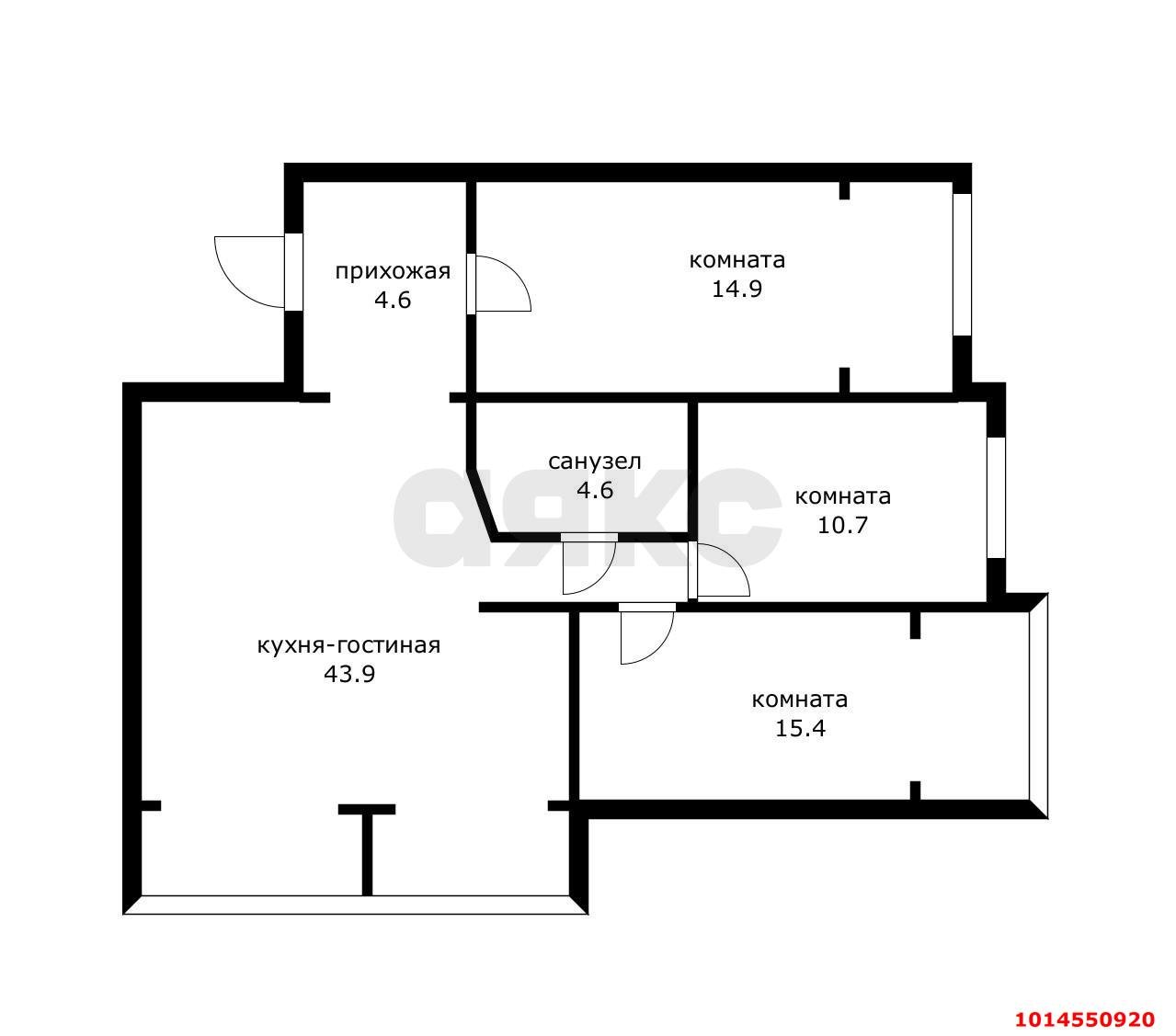 Фото №26: 3-комнатная квартира 98 м² - Краснодар, Комсомольский, ул. Сормовская, 120