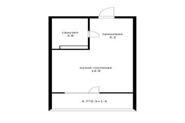 Фото №5: Студия 26 м² - Краснодар, мкр. жилой комплекс Лето, ул. имени Генерала Корнилова, 1к5
