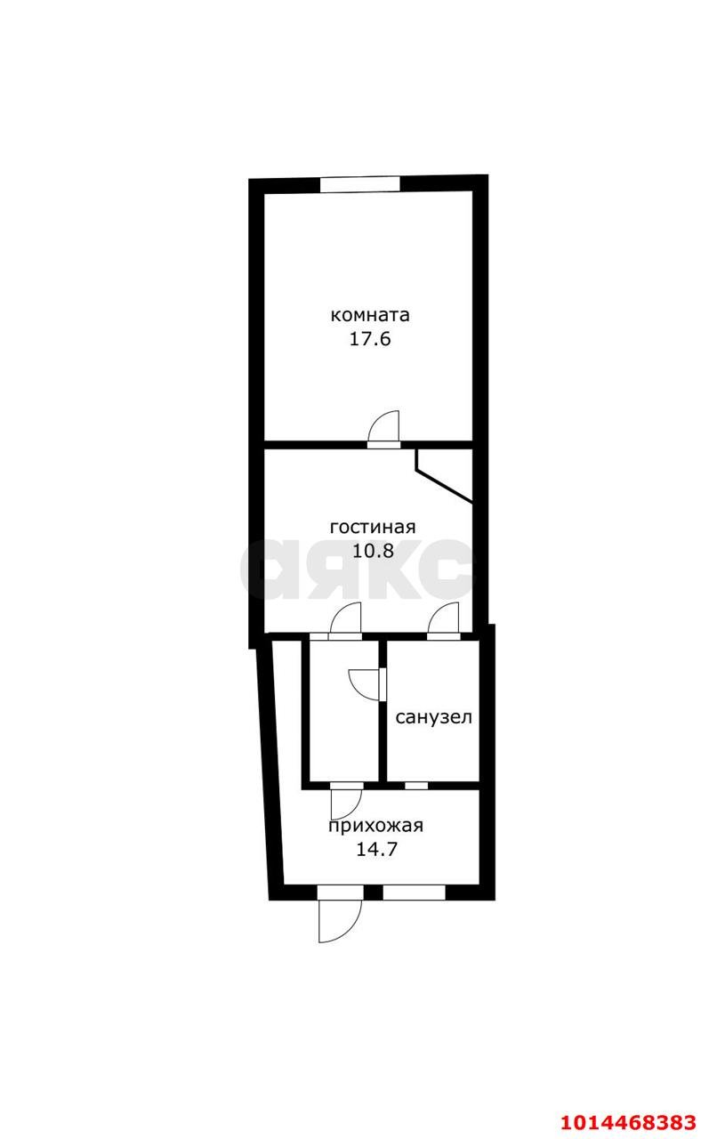 Фото №12: 2-комнатная квартира 43 м² - Краснодар, Отделение № 1 совхоза Солнечный, 30