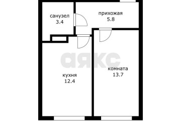 Фото №3: 1-комнатная квартира 34 м² - Краснодар, мкр. жилой комплекс Самолёт-6, ул. Ивана Беличенко, 88