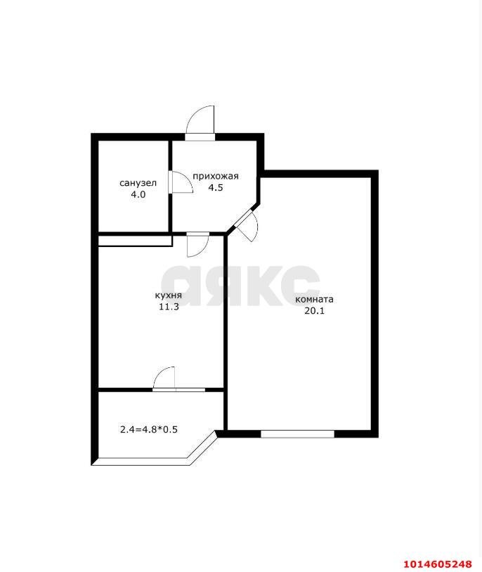 Фото №14: 1-комнатная квартира 40 м² - Краснодар, ЖК Севастопольский, ул. Восточно-Кругликовская, 18/1