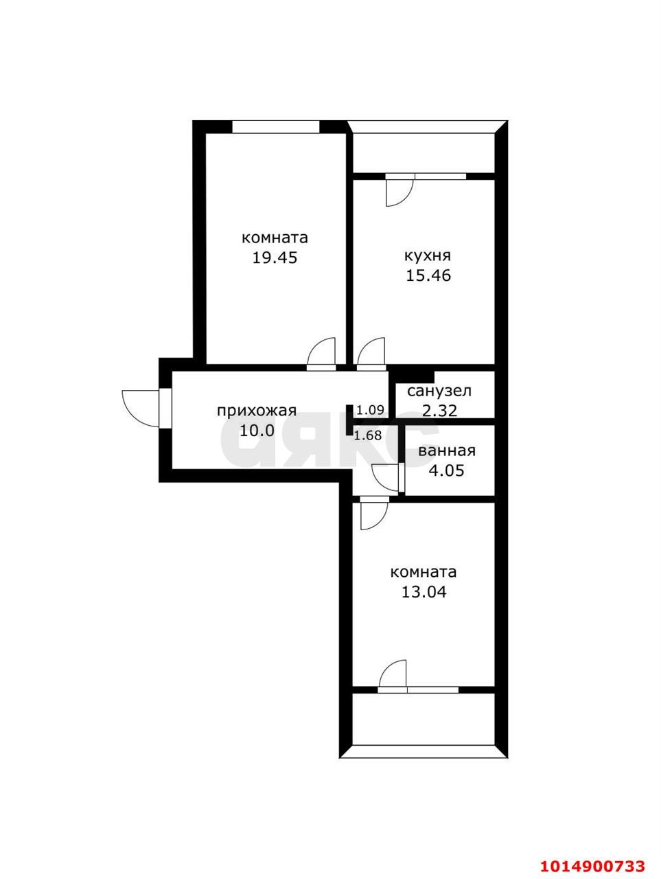 Фото №19: 2-комнатная квартира 74 м² - Краснодар, Гидростроителей, ул. имени Снесарева, 8