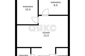 Фото №2: 2-комнатная квартира 43 м² - Краснодар, мкр. имени Петра Метальникова, ул. Петра Метальникова, 5к3