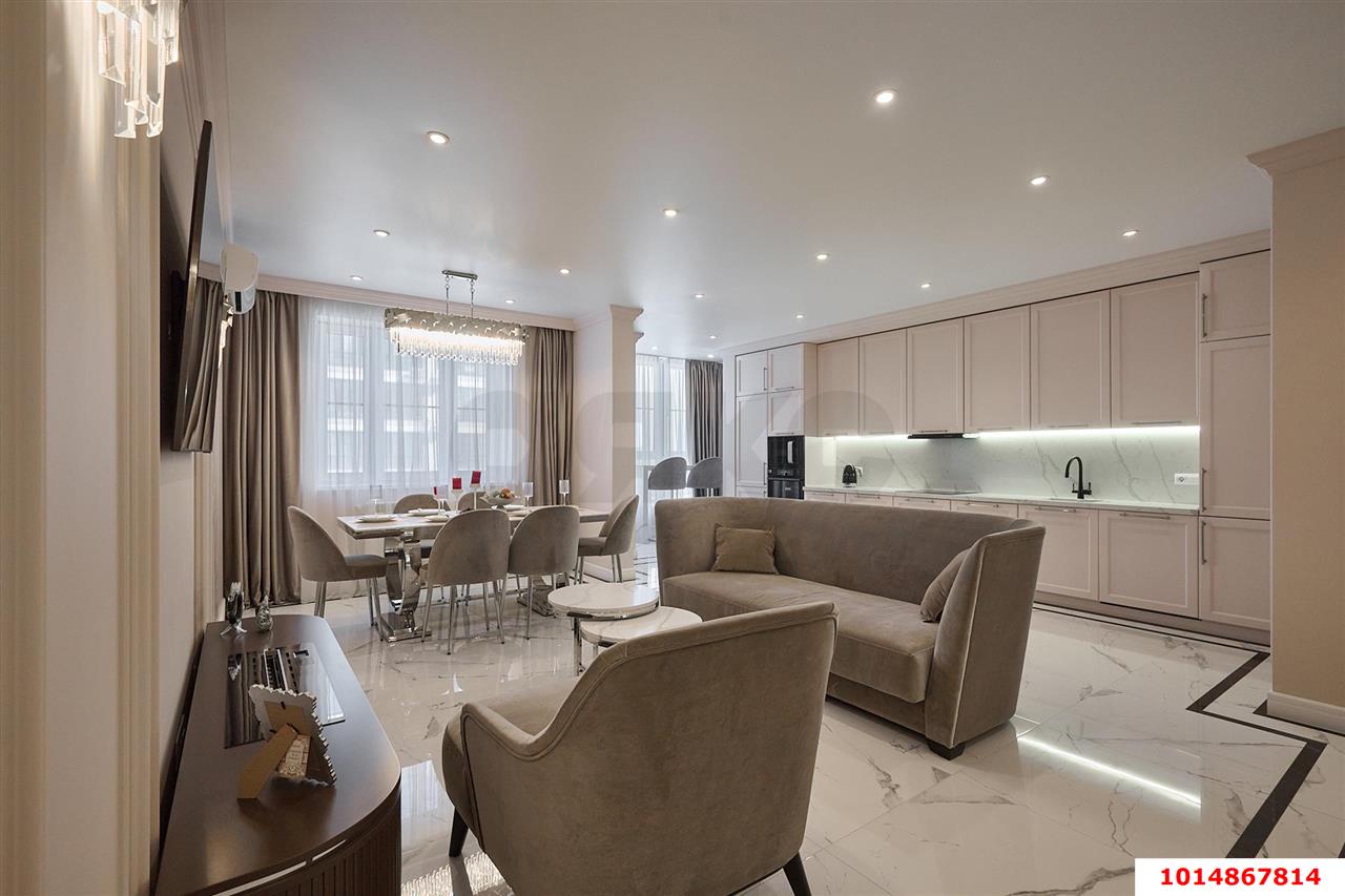 Фото №1: 3-комнатная квартира 106 м² - Краснодар, ЖК На Высоте, ул. Каляева, 263/4