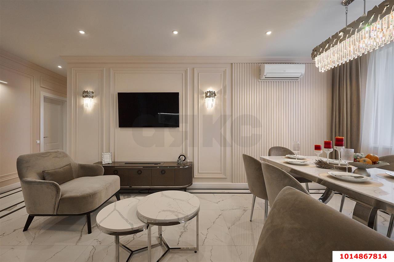 Фото №2: 3-комнатная квартира 106 м² - Краснодар, Прикубанский внутригородской округ, ЖК На Высоте, жилой комплекс На высоте, мкр. Фестивальный, ул. Каляева, 263/4