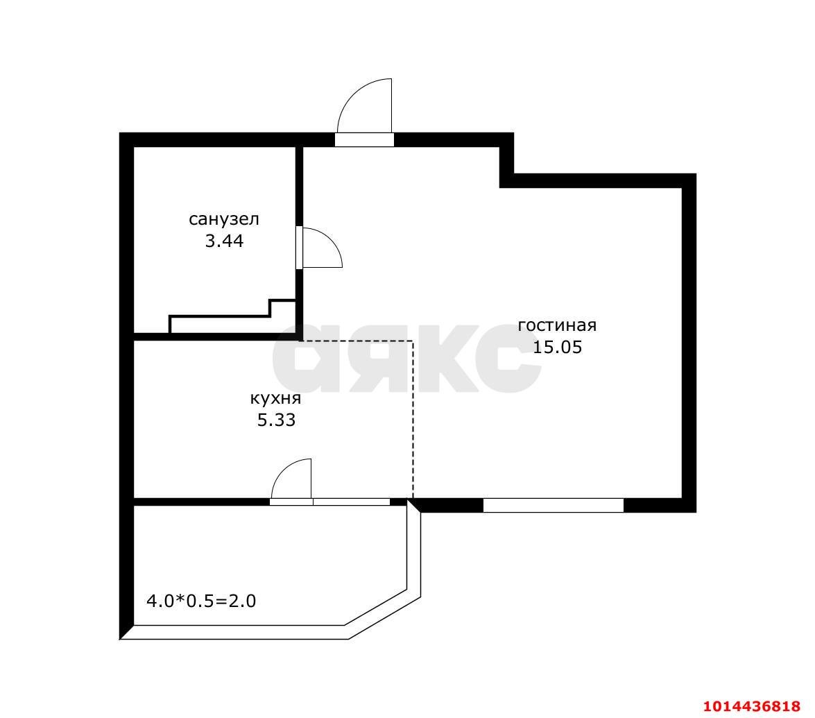 Фото №20: Студия 27 м² - Краснодар, Достояние, ул. Конгрессная, 31
