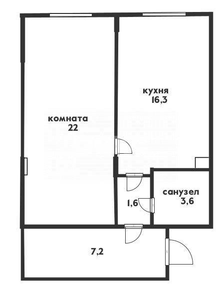 Фото №21: 1-комнатная квартира 50 м² - Геленджик, жилой комплекс Альбатрос, ул. Одесская, 3Ак1