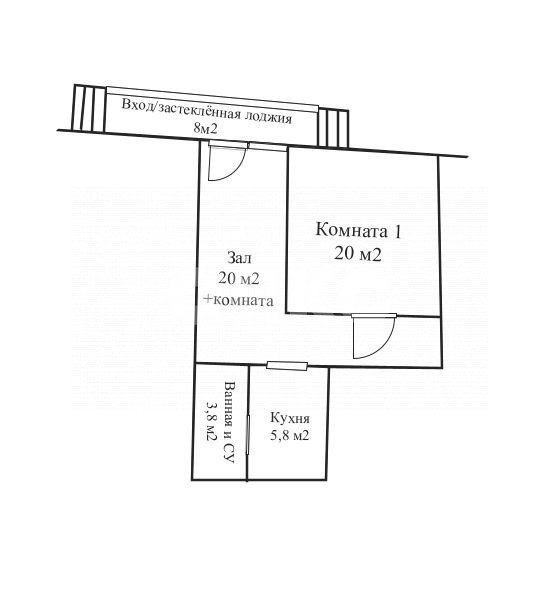 Фото №11: Апартаменты 58 м² - Геленджик, ул. Одесская, 22/1