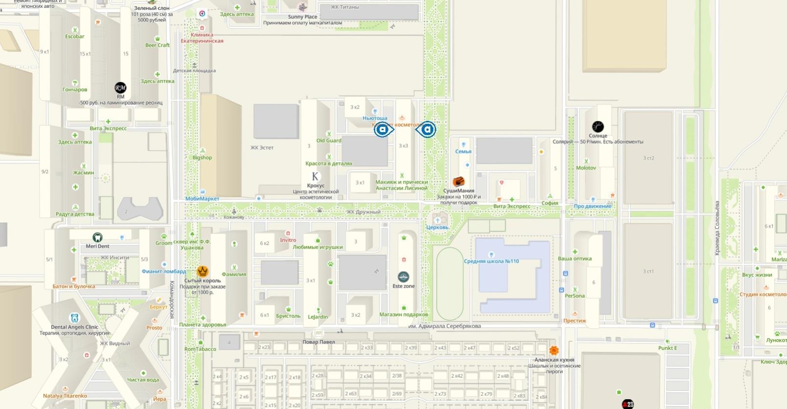 Фото №7: Коммерция 98 м² - Краснодар, жилой комплекс Дружный-2, Прикубанский внутригородской округ, Россинского, мкр. жилой комплекс Дружный, б-р Адмиралтейский, 3к3