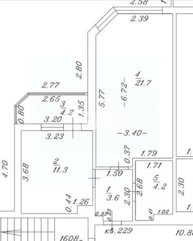 Фото №19: 1-комнатная квартира 45 м² - Анапа, жилой комплекс Трио-комфорт, ул. Рождественская, 55к1
